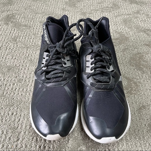 Adidas Men's Tubular Runner Black Upper & Silver Detail size 10.5 - Picture 4 of 8